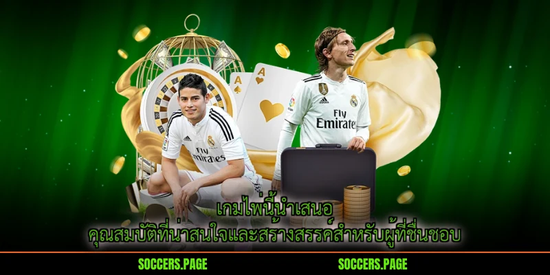 เกมไพ่นี้นำเสนอคุณสมบัติที่น่าสนใจและสร้างสรรค์สำหรับผู้ที่ชื่นชอบ